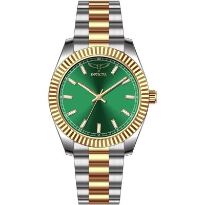 Invicta Specialty 69012 Heren Horloge - Quartz Uurwerk - Roestvrij Staal met groene Wijzerplaat - 40mm One Size Invicta Specialty 69012 Heren Horloge - Quartz Uurwerk - Roestvrij Staal met groene Wijzerplaat - 40mm One Size