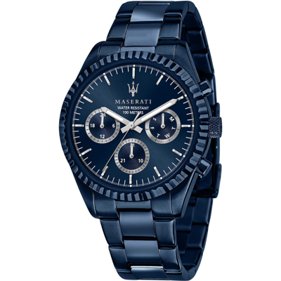 Maserati R8853100025 herenhorloge met chronograaf - Blue Edition collectie One Size Maserati R8853100025 herenhorloge met chronograaf - Blue Edition collectie One Size
