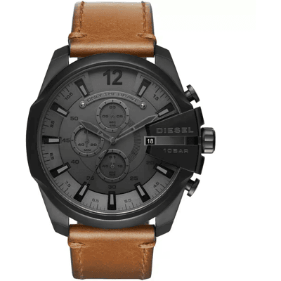 Diesel Mega Chief DZ4463 51mm Chronograaf Herenhorloge One Size Diesel Mega Chief DZ4463 51mm Chronograaf Herenhorloge One Size
