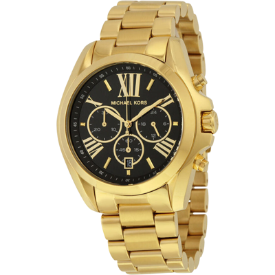 Michael Kors Bradshaw MK5739 Dames Chronograaf Horloge 43mm Goudkleurig One Size Michael Kors Bradshaw MK5739 Dames Chronograaf Horloge 43mm Goudkleurig One Size