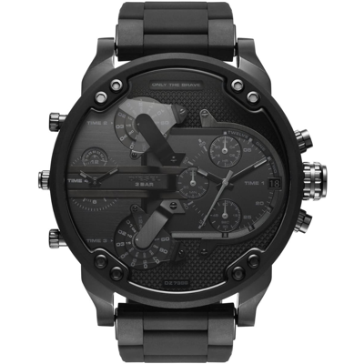 Diesel Mr Daddy 2.0 DZ7396 Zwart Heren Chronograaf Horloge One Size Diesel Mr Daddy 2.0 DZ7396 Zwart Heren Chronograaf Horloge One Size