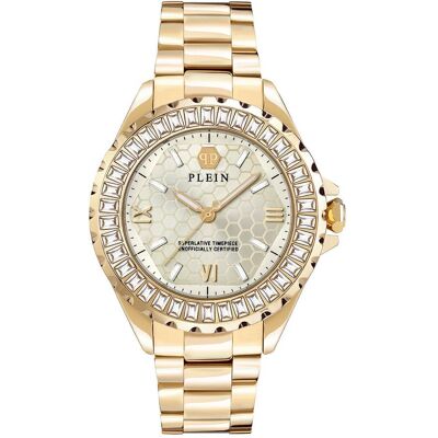 Philipp Plein Gouden RVS Horloge One Size Philipp Plein Gouden RVS Horloge One Size