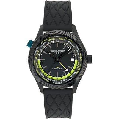 Aston Martin Aml Icon Grz Heren Zwarte Horloge MTIZ1F501 One Size Aston Martin Aml Icon Grz Heren Zwarte Horloge MTIZ1F501 One Size