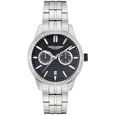 Aston Martin Icon Hdl Heren Zilveren Horloge MTIH2S603 One Size Aston Martin Icon Hdl Heren Zilveren Horloge MTIH2S603 One Size