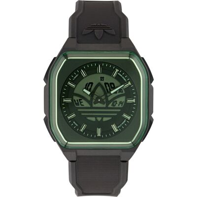 Adidas Originals City Tech Zes Uniseks Zwarte Horloge AOFH26018 One Size Adidas Originals City Tech Zes Uniseks Zwarte Horloge AOFH26018 One Size