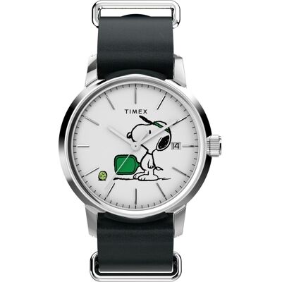 Timex Peanuts Marlin Heren Horloge Blauw TW2Y50500 One Size Timex Peanuts Marlin Heren Horloge Blauw TW2Y50500 One Size