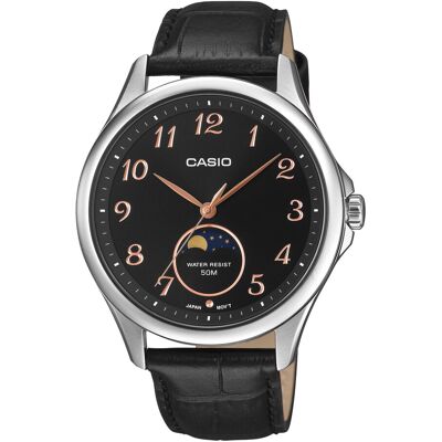Casio Casio Collectie Heren Zwarte Horloge MTP-M110L-1AVER One Size Casio Casio Collectie Heren Zwarte Horloge MTP-M110L-1AVER One Size