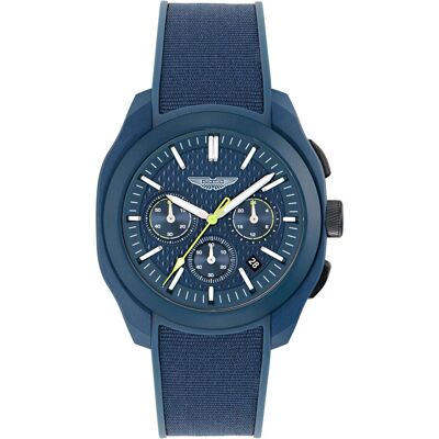 Aston Martin Thrill Crt Heren Blauwe Horloge MTRC1S606 One Size Aston Martin Thrill Crt Heren Blauwe Horloge MTRC1S606 One Size