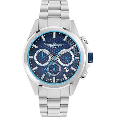 Aston Martin Aml Thrill Hlc W Heren Zilveren Horloge MTRH2S603 One Size Aston Martin Aml Thrill Hlc W Heren Zilveren Horloge MTRH2S603 One Size
