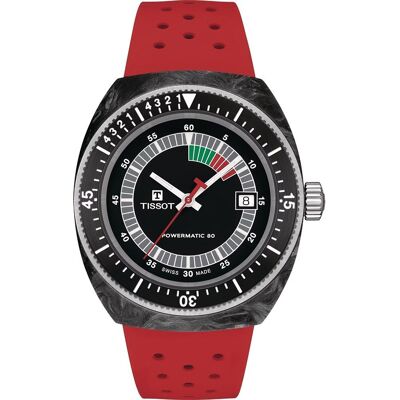 Tissot Sideral S Powermatic 80 Unisex Horloge Rood T1454079705702 One Size Tissot Sideral S Powermatic 80 Unisex Horloge Rood T1454079705702 One Size