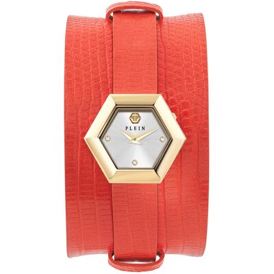 Philipp Plein La Jungle De Plein Dames Horloge Oranje PW6FA0325 One Size Philipp Plein La Jungle De Plein Dames Horloge Oranje PW6FA0325 One Size