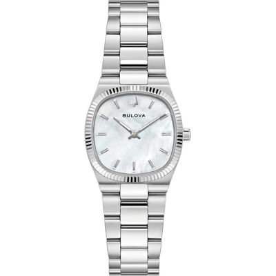 Bulova Super Seville Mini Dames Horloge Zilverkleurig 96L353 One Size Bulova Super Seville Mini Dames Horloge Zilverkleurig 96L353 One Size