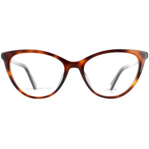 Tommy Hilfiger Havana Bruin Vrouwen Bril - 52mm - Brillenframe Tommy Hilfiger Havana Bruin Vrouwen Bril - 52mm - Brillenframe