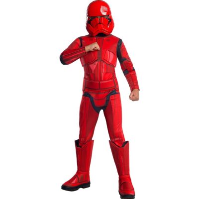Star Wars Jongens Deluxe Stormtrooper Kostuum (Rood) L Star Wars Jongens Deluxe Stormtrooper Kostuum (Rood) L