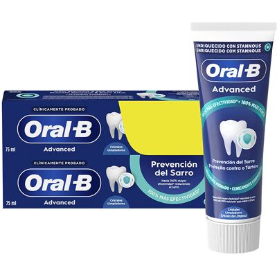 Oral B Tandpasta voor Tandsteenpreventie 2 X 75 ml One Size Oral B Tandpasta voor Tandsteenpreventie 2 X 75 ml One Size