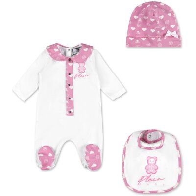 Philipp Plein Lichaam/Bonnet/Bib 3-6M / 62-68cm Philipp Plein Lichaam/Bonnet/Bib 3-6M / 62-68cm