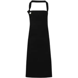 Premier Unisex Calibre Heavy Cotton Canvas Bib Apron (Zwart) One Size Premier Unisex Calibre Heavy Cotton Canvas Bib Apron (Zwart) One Size