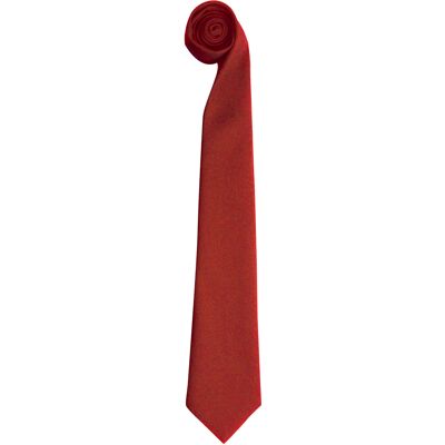 Premier Stropdas - Heren Eerlijk werk Stropdas (Pakket van 2) (Rood) One Size Premier Stropdas - Heren Eerlijk werk Stropdas (Pakket van 2) (Rood) One Size