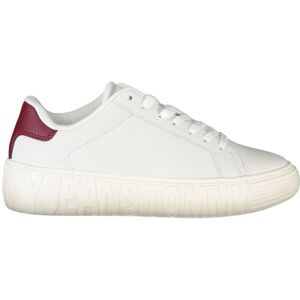 Tommy Hilfiger Dames Sneakers FW0FW06466 - Wit - Platform Tommy Hilfiger Dames Sneakers FW0FW06466 - Wit - Platform