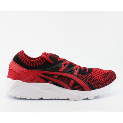 Asics Gel Kayano Gebreide Rode Sneakers - Sportschoenen Asics Gel Kayano Gebreide Rode Sneakers - Sportschoenen