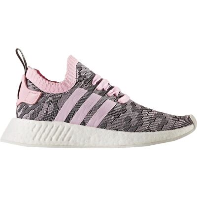 Adidas NMD_R2 Primeknit Roze Damestrainers 40 Adidas NMD_R2 Primeknit Roze Damestrainers 40