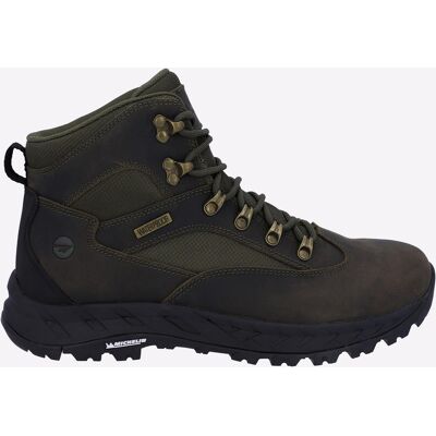 Hi-Tec Euro Trail Leren Heren Wandelschoenen In Khaki 43 Hi-Tec Euro Trail Leren Heren Wandelschoenen In Khaki 43