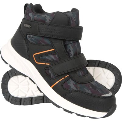 Mountain Warehouse Jupiter Adaptieve Waterdichte Wandelschoenen voor Kinderen/Kinderen (Zwart/Groen) 19 Mountain Warehouse Jupiter Adaptieve Waterdichte Wandelschoenen voor Kinderen/Kinderen (Zwart/Groen) 19