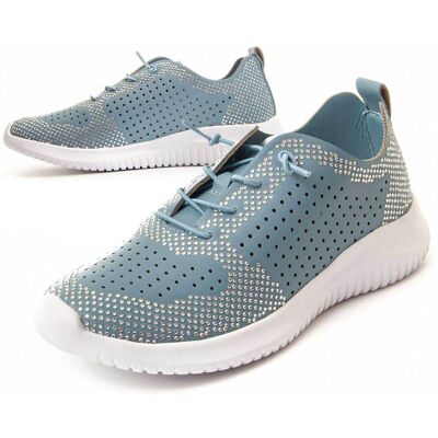 Montevita Sneaker 87208 - Blauw - Comfortabele pasvorm - Antislip zool - Sneakers Montevita Sneaker 87208 - Blauw - Comfortabele pasvorm - Antislip zool - Sneakers