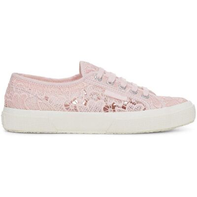 Superga Dames/Dames 2750 Macramé Sportschoenen (Roze Ish/Avorio) 35 Superga Dames/Dames 2750 Macramé Sportschoenen (Roze Ish/Avorio) 35