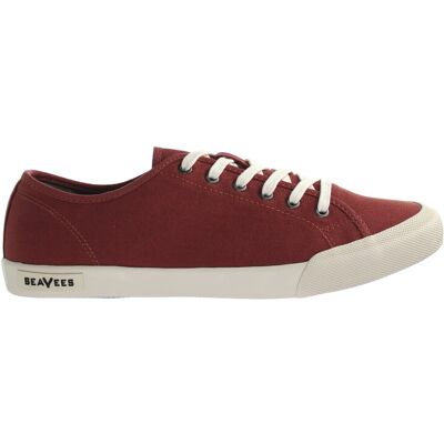 Seavees Monterey Sneaker Standaard Rood Oker Katoen Canvas Rood Dames Trainers 39 Seavees Monterey Sneaker Standaard Rood Oker Katoen Canvas Rood Dames Trainers 39