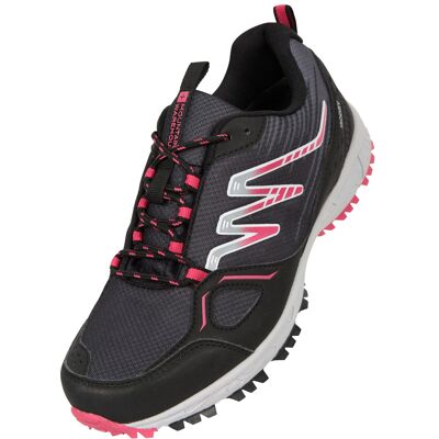 Mountain Warehouse Dames/dames Lakeside wandelschoenen (Gitzwart/roze) 40.5 Mountain Warehouse Dames/dames Lakeside wandelschoenen (Gitzwart/roze) 40.5