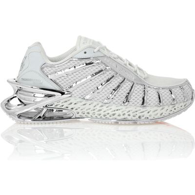 Plein Sport Witte Thunderstorm Genx Sneakers - Schoenen Plein Sport Witte Thunderstorm Genx Sneakers - Schoenen