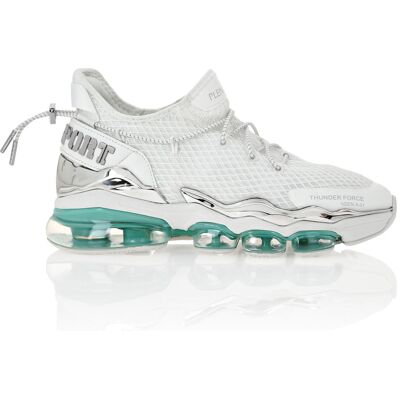 Plein Sport Runner Sneakers - Lichtblauw/Wit - Schoenen Plein Sport Runner Sneakers - Lichtblauw/Wit - Schoenen