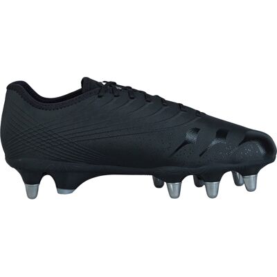 Canterbury Volwassen unisex Stampede Groundbreak Pro Soft Ground Rugbyschoenen (Zwart/Metaalzilver) 44.5 Canterbury Volwassen unisex Stampede Groundbreak Pro Soft Ground Rugbyschoenen (Zwart/Metaalzilver) 44.5