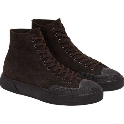 Superga Heren 2433 Works Flesh Out Suede High Top Trainers (Koffie) 38.5 Superga Heren 2433 Works Flesh Out Suede High Top Trainers (Koffie) 38.5