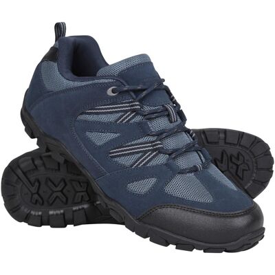 Mountain Warehouse Outdoor III Suède wandelschoenen voor heren (Donkerblauw) 46 Mountain Warehouse Outdoor III Suède wandelschoenen voor heren (Donkerblauw) 46