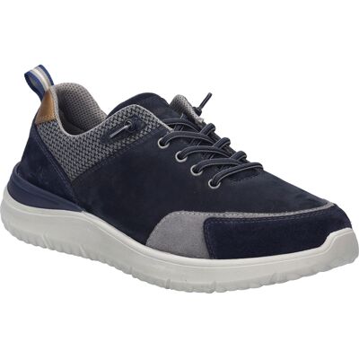 JOSEF SEIBEL Heren Lage schoen Wales 01 in blauw 43 JOSEF SEIBEL Heren Lage schoen Wales 01 in blauw 43