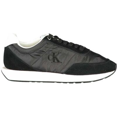 Calvin Klein Zwarte Polyester Dames Sneakers 41 Calvin Klein Zwarte Polyester Dames Sneakers 41