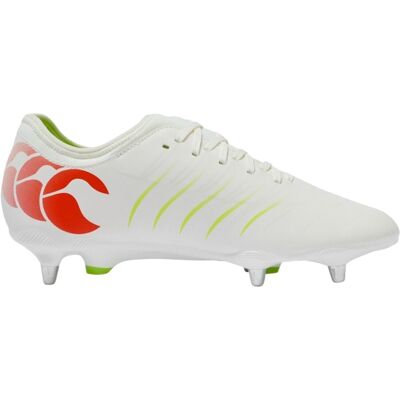 Canterbury Heren Phoenix 2.0 Team Soft Ground Voetbalschoenen (Wit/oranje) 44.5 Canterbury Heren Phoenix 2.0 Team Soft Ground Voetbalschoenen (Wit/oranje) 44.5