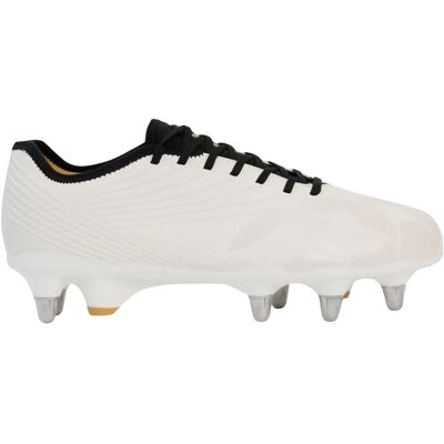 Canterbury Volwassen unisex Stampede Groundbreak Pro Soft Ground Rugbyschoenen (Wit, Zwart) 51.5 Canterbury Volwassen unisex Stampede Groundbreak Pro Soft Ground Rugbyschoenen (Wit, Zwart) 51.5