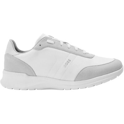 Boss Heren Extreme Leren Trainers (Wit) 47.5 Boss Heren Extreme Leren Trainers (Wit) 47.5