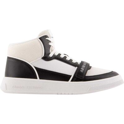 Armani Exchange Heren High-Top Trainers (Wit, Zwart) 39 Armani Exchange Heren High-Top Trainers (Wit, Zwart) 39