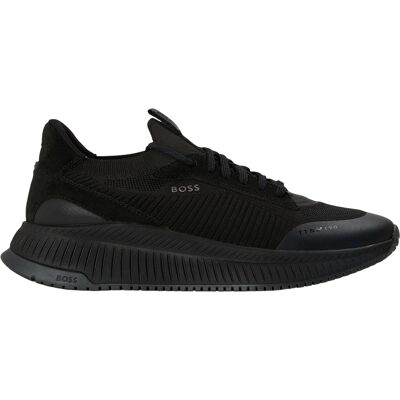 Boss Heren TTNM EVO Suede Sneakers (Zwart) 50 Boss Heren TTNM EVO Suede Sneakers (Zwart) 50