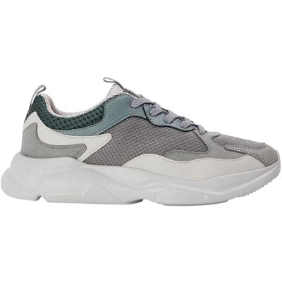 Hugo Heren Leon Mesh Trainers (Donkergrijs) 39 Hugo Heren Leon Mesh Trainers (Donkergrijs) 39