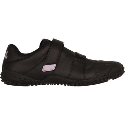 Lonsdale Dames Fulham Leer Klittenbandschoen (Zwart/Lavendel) 38.5 Lonsdale Dames Fulham Leer Klittenbandschoen (Zwart/Lavendel) 38.5