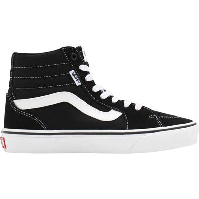 Vans Dames/Dames Logo High Top Trainers (Zwart, Wit) 40.5 Vans Dames/Dames Logo High Top Trainers (Zwart, Wit) 40.5