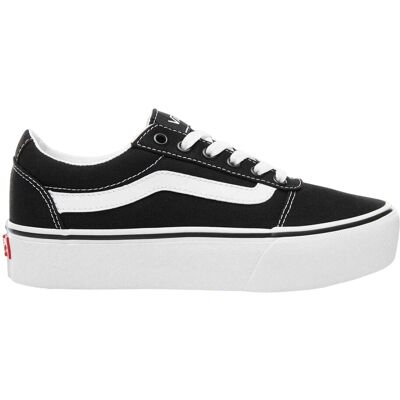 Vans Dames/Dames Ward Platform Trainers (Zwart, Wit) 36.5 Vans Dames/Dames Ward Platform Trainers (Zwart, Wit) 36.5