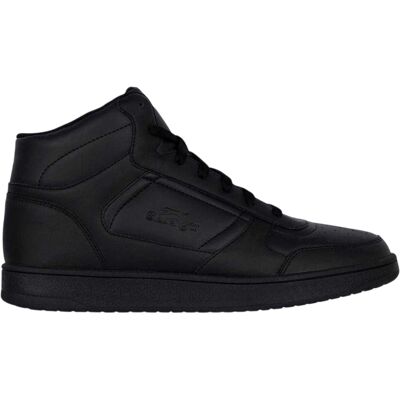 Slazenger Heren Tower Leren High Top Trainers (Zwart) 40.5 Slazenger Heren Tower Leren High Top Trainers (Zwart) 40.5