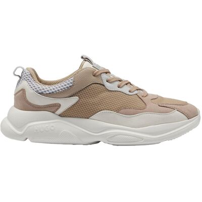 Hugo Heren Leon Mesh Trainers (Medium Beige) 46 Hugo Heren Leon Mesh Trainers (Medium Beige) 46