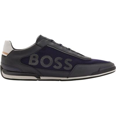 Boss Heren Saturn Slip-on Trainers (Donkerblauw) 39 Boss Heren Saturn Slip-on Trainers (Donkerblauw) 39
